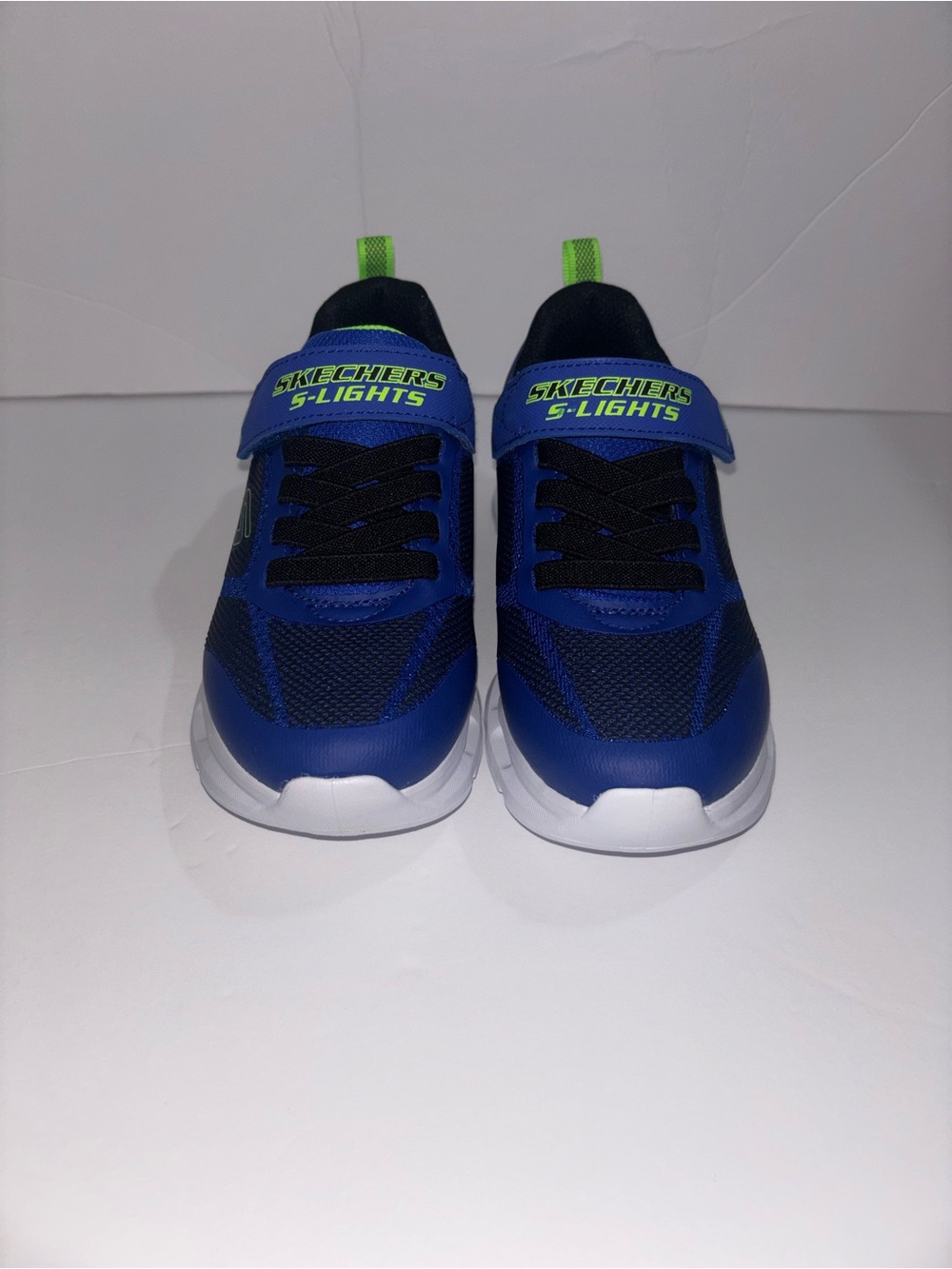 Skechers S-Lights Boys Sneakers Size 13
Blue Light Up Hook & Loop Athletic Shoes